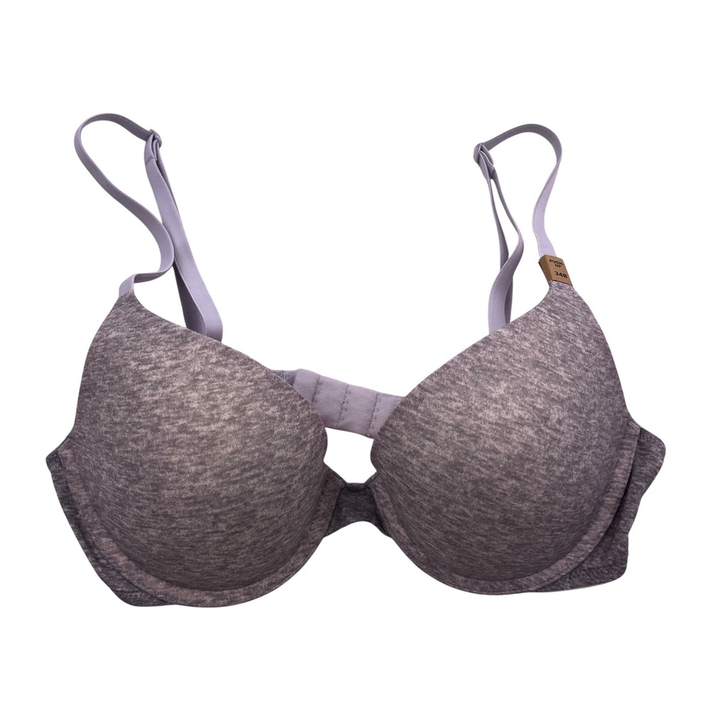 Victoria's Secret PINK Everyday Push-Up Bra Heather Grey 34B New